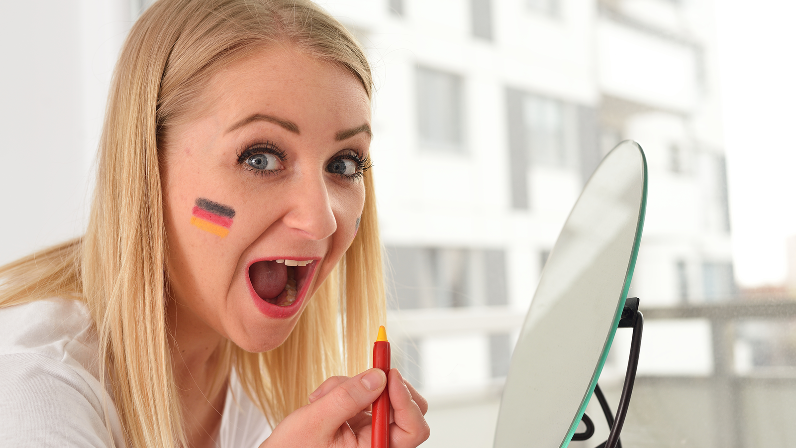 Fußball schminken