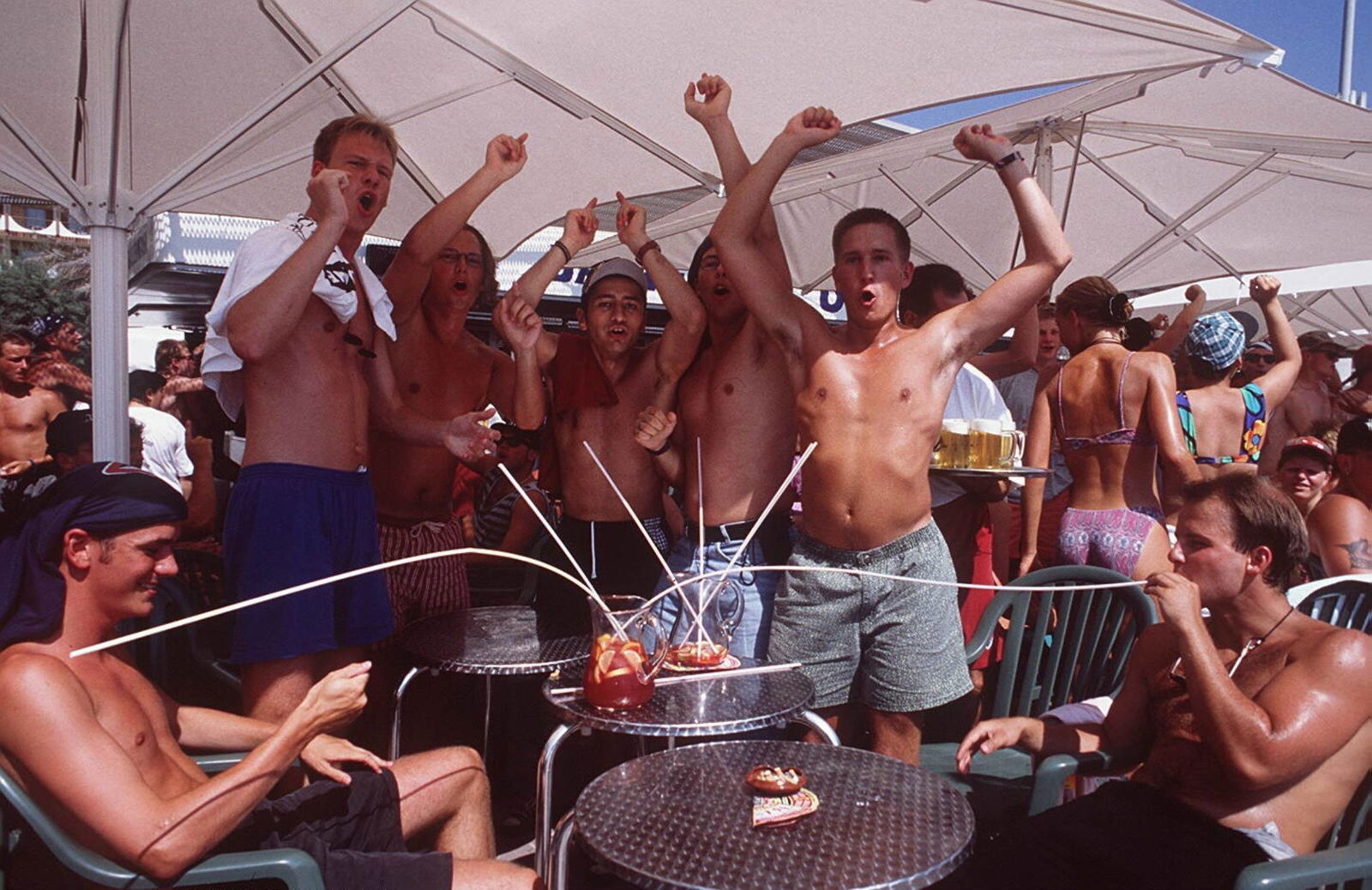 Feierwütige auf Mallorca