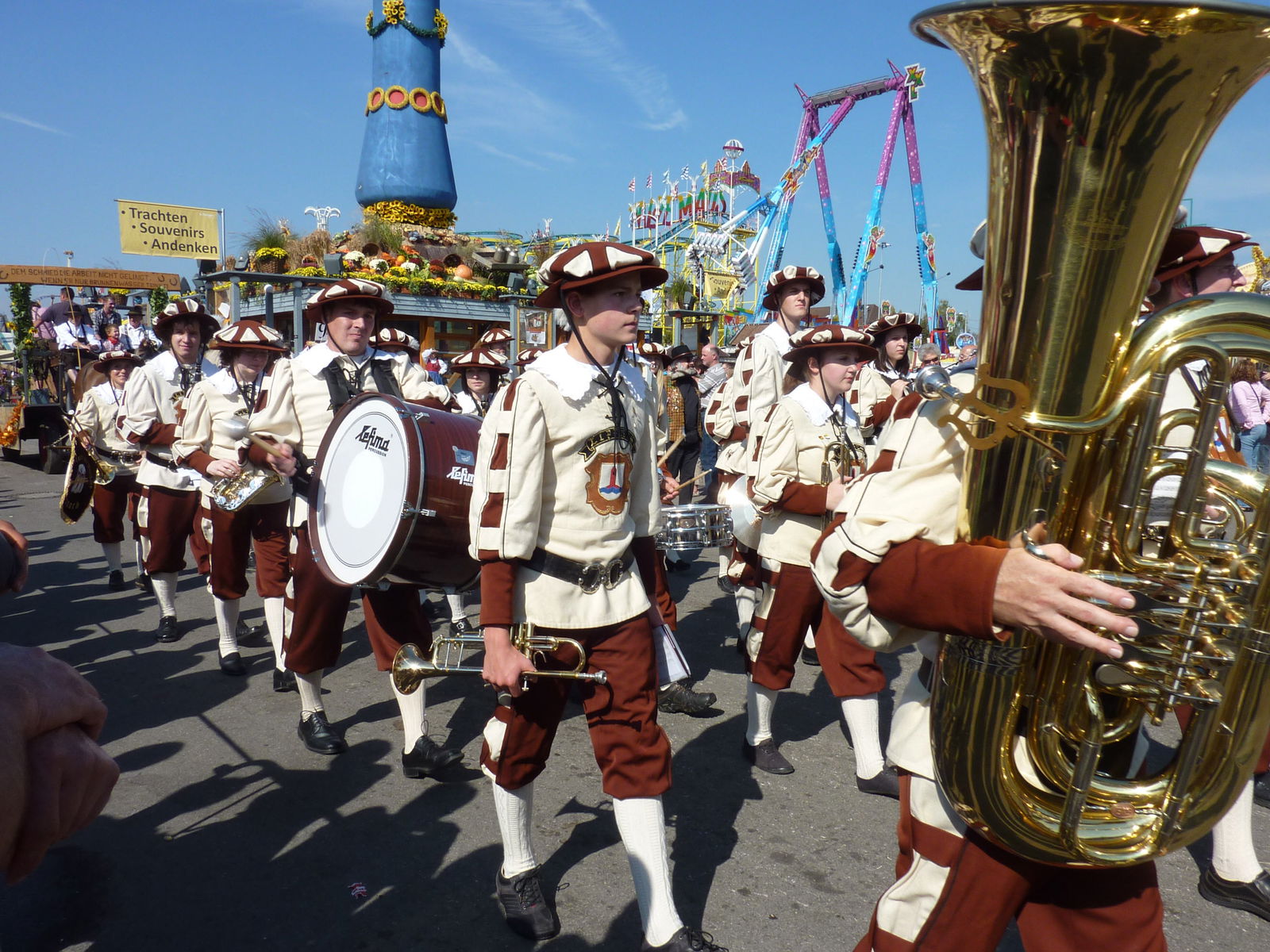 Fanfarenzug beim Cannstatter Volksfest 2011