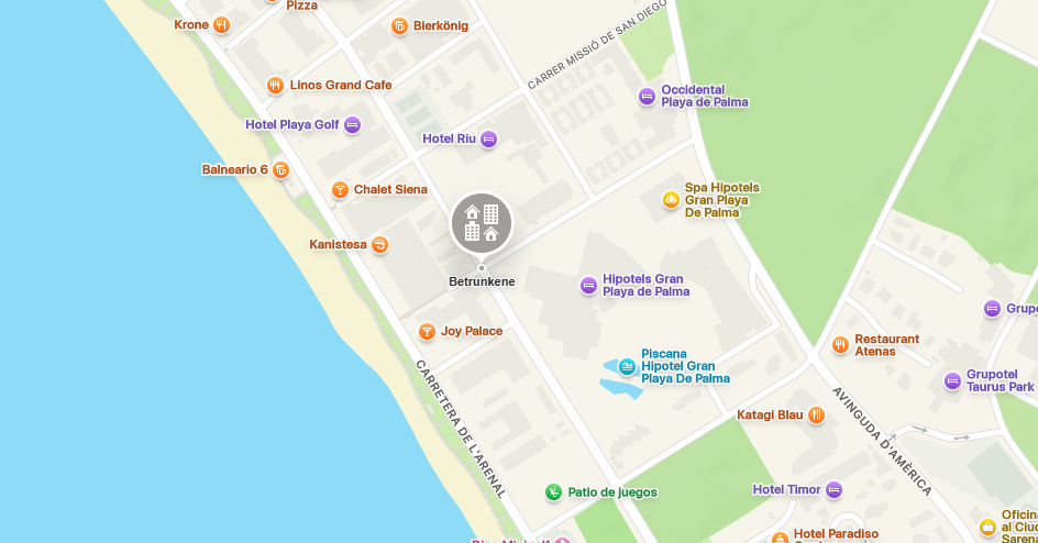 Betrunkene, Mallorca