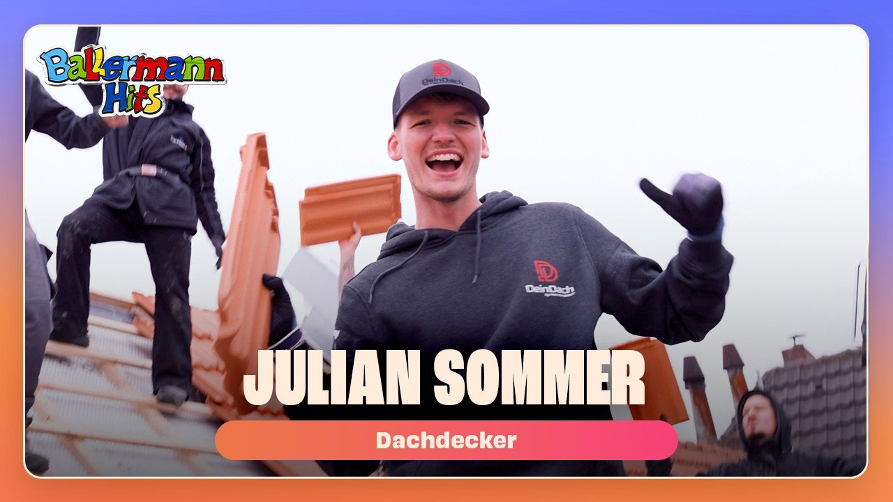 Julian Sommer - Dachdecker (Offizielles Musikvideo)